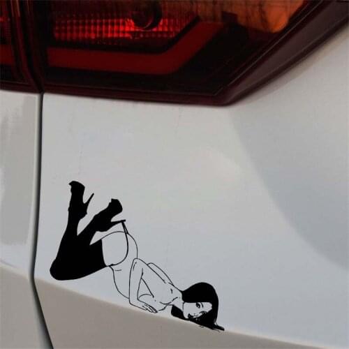 16*9CM Sexy Provocatively Girl Car Sticker Popular Fashion Style Vinyl Car Decal C20-0929