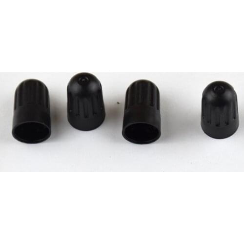 20Pcs Black Plastic Car Tire Air Valve Stem Caps Tyre Wheel Rims