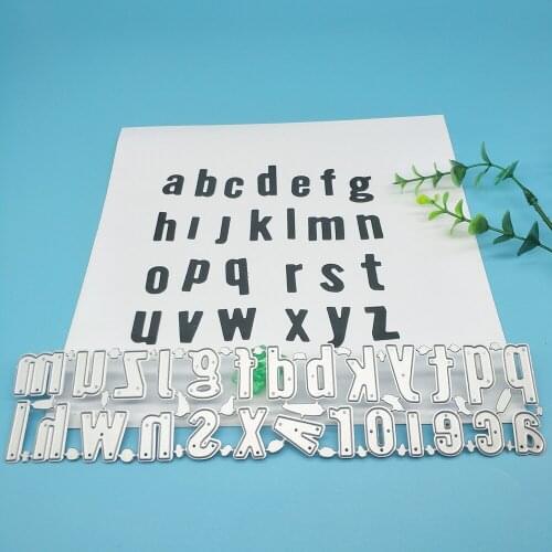 26 English letters metal die-cut paper crafts, scrapbooks, cardboard, photo albums, greeting cards DIY decoration