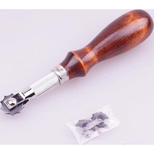 4 5 6mm Leather craft Tools Overstitch Wheel DIY