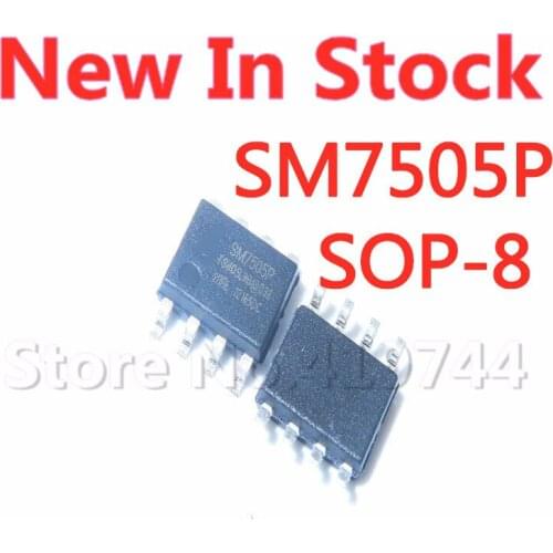 5PCS/LOT SM7505P SOP8 SM7505 SOP-8 Constant current power switch chip In Stock new original