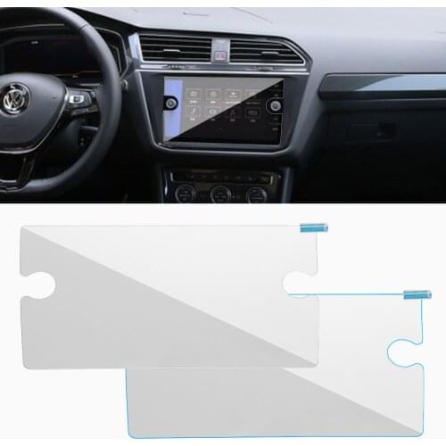 For Volkswagen Tiguan Atlas 2018/19 Car Navigation Screen Protector Sticker 8 Inch Cluster Scratch Protection Film Car Interior