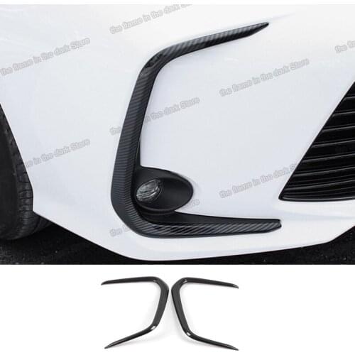 Lsrtw2017 Car Front Foglight Frame Chrome Styling Decoration for Toyota Corolla E210 2019 2020 2021 Accessories Styling