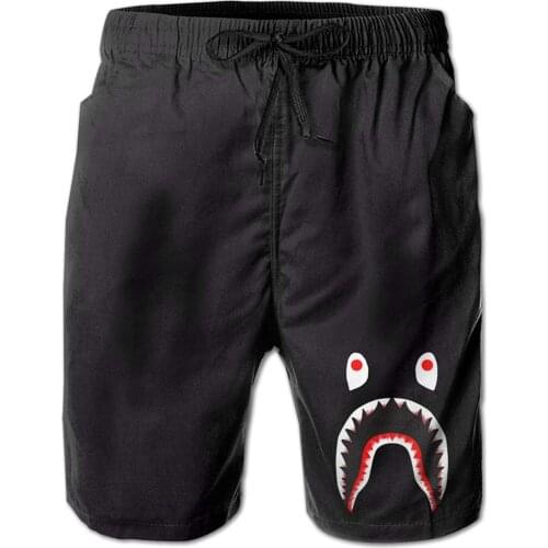Bape Blood Shark Men Shorts Breathable Beach Board Shorts Swim Trunks Quick Dry