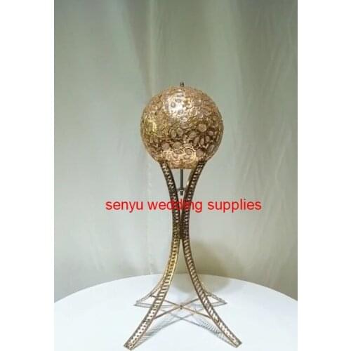 Free shipment silver or Gold acrylic flower stand wedding table centerpieces for wedding event senyu0153