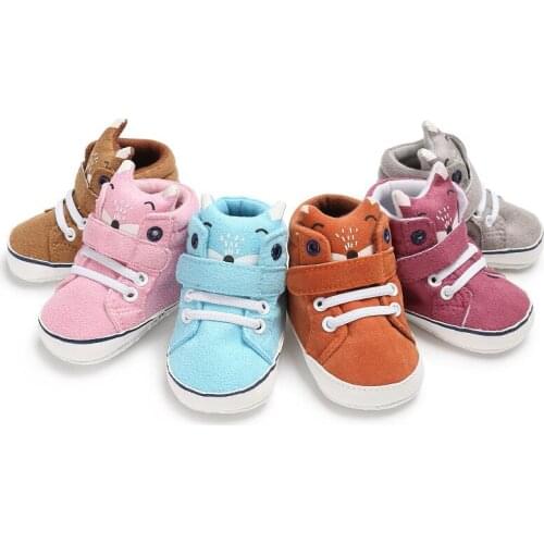 Spring and Autumn 0-1 years old male and female baby cartoon avatar soft bottom baby toddler shoes