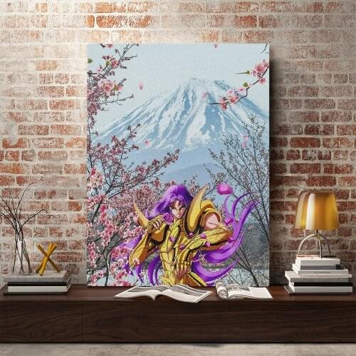 Aries Mu Seiya Saint Aesthetic Anime Canvas Home Decor Manga Prints Dorm Living Room Bedroom Painting Wall Art Decoration Poster