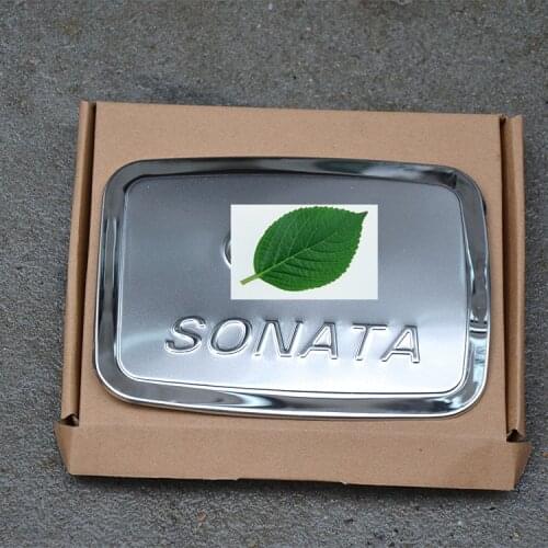 Stainless Steel Fuel Cap Tank Cover 1PC/SET Car Covers External Automobile Parts For 2011-2015 Hyundai SONATA