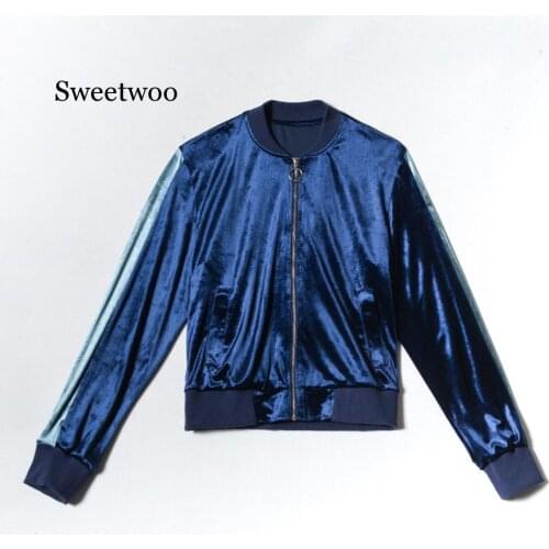 NEW Women Blue Running Jacket Thumb Hole Yoga Jacket Zipper Jacket Fitness Clothing Top Sport Gym Sportswear Sweatshirt WEETWOO