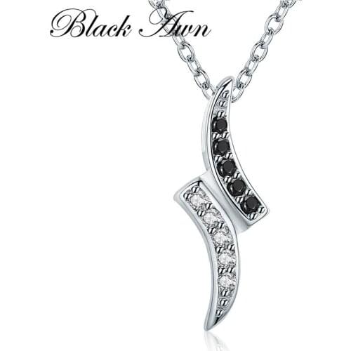 New Silver Necklace Noble 925 Sterling Silver Fine Jewelry Trendy Wedding Pendants Engagement Necklaces for Women P132
