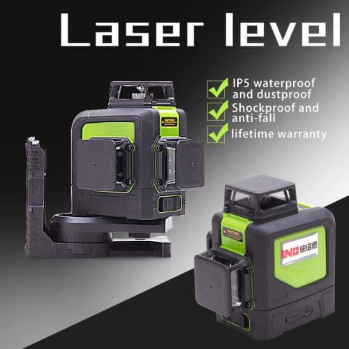 New LND level 3d green laser level self-level 360 degrees 12 degrees