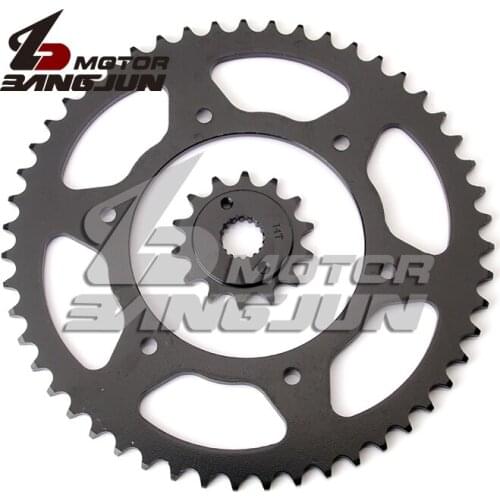 For CRF250/450 CRM250 XR250/400 Wheel Gear Motorcycle Front & Rear Sprocket Geartransmission