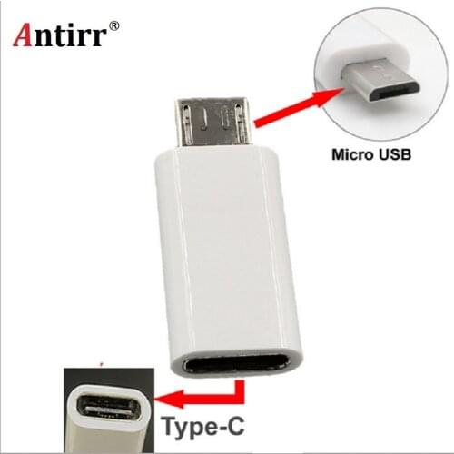 Type C Female to Micro USB Male Adapter Connector Connect Type C Device to Micro USB Device For Samsung Galaxy S7 Edge