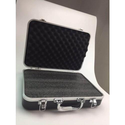 Plastic aluminum alloy tool box Sponge Lining Instrument box Portable Multi-function Impact resistant Safety Storage box