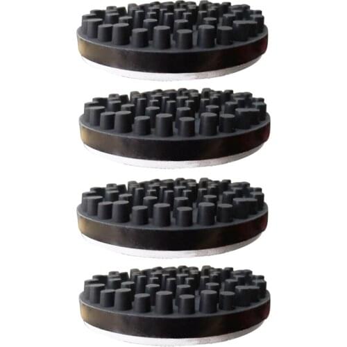 LP Record Stand Foot Slip Proof Soundproof Silica Gel Isolation Turntable Feet Pads Base Mat for Turntable Phonograph 4PCS