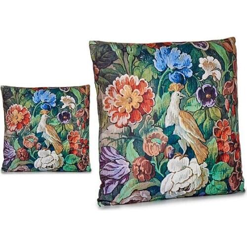 Cushion White Velvet (9,5 x 45 x 45 cm)