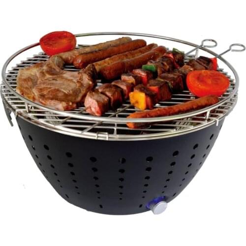 Outdoor Portable Charcoal Grill Tabletop Grill BBQ Smokeless Charcoal Grill with Carry Bag for Camping
