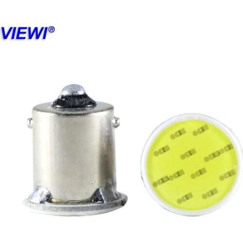 Viewi 4X p21w bulb led 1156 BA15S S25 Dc 12 volt 3W COB white Auto Turn Signal Light lamp brake Reversing lights 12v