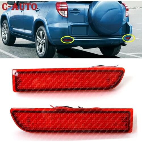 2pcs/set Car LED light Rear Bumper light Fog lamp Turn Signal Indicator Brake Stop Lamp For Toyota RAV-4 2006-2012 8191013022