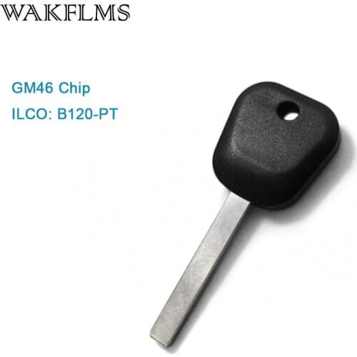 5 PCS New Transponder Key for Chevrolet(10-Cut) GM46 Chip Ignition ILCO: B120-PT No Mark
