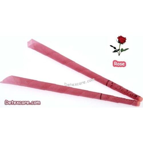 51 pairs/lot indian aromatherapy natural ear candles, rose, trumpet, top quality with CE certificate,+protective discs