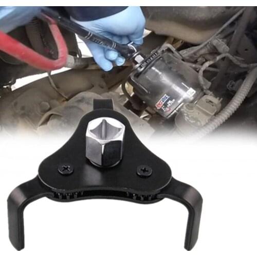 Automotive oil filter wrench Aluminum Alloy 3 Jaw Engine Car Adjustable Quick Cleaning Auto Disassembly Service Tools Outdoor