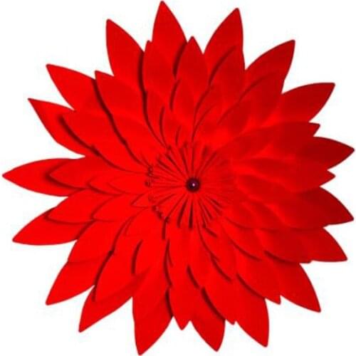 Free ship NEW 1pc 60cm 18 color choices paper flower backdrop wedding flowers wedding party wall decoration deco DIY assembling