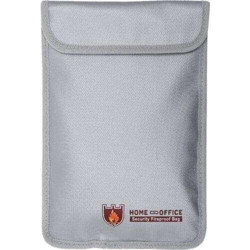 NEW-Document Case Cash Box Security Waterproof Fireproof Bag New