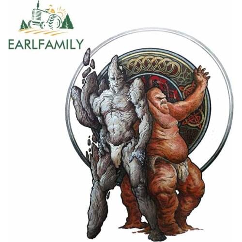 EARLFAMILY 13cm x 10.2cm for Scandinavian Myths and Legends Anime Car Stickers Laptop VAN Decal Laptop Scratch-Proof Decoration