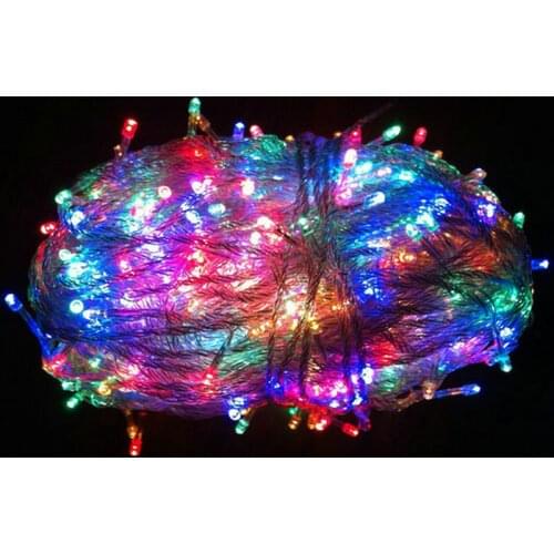 400LEDs 50M 164FT Wedding Party Christmas Fairy String Light Xmas Garden Garland party tree decor 220V-WHITE