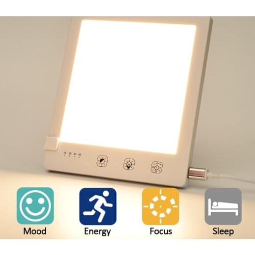 Sad Lamp Stepless Dimming Phototherapy Bionic Solar Light Touch Therapy Light Lamp Depression Anti-fatigue Lamp