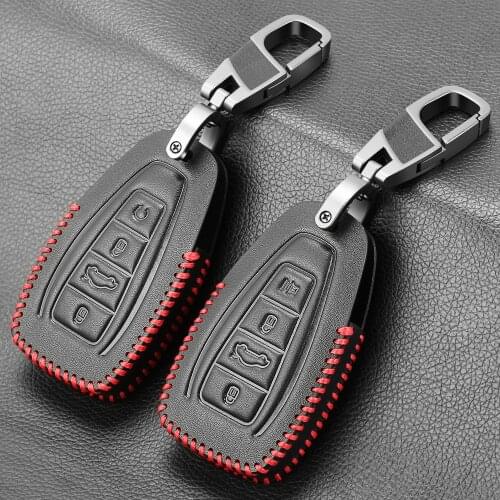 Genuine Leather car key fob cover case shell holder set for Geely coolray X6 emgrand Global Hawk GX7 remote accessories