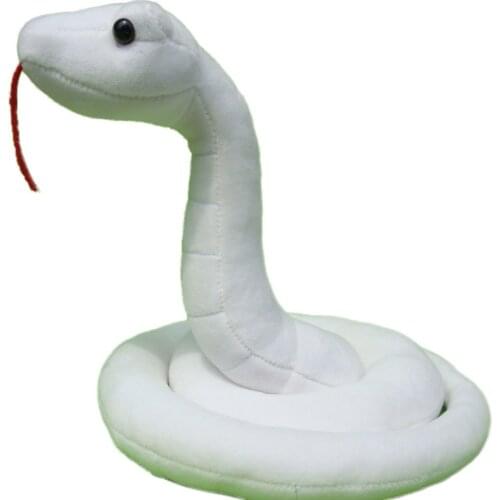 Cute Anime Demon Slayer Cosplay Snake Toy Kimetsu No Yaiba Iguro Obanai White Snake Plush Toy Halloween Carnival Toy Doll