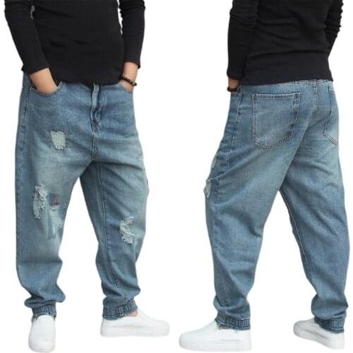 2021 Men Jeans Loose Radish Jeans Plus Size Trousers Tapered Jeans Harem Pants Men Baggy Jeans More Styles