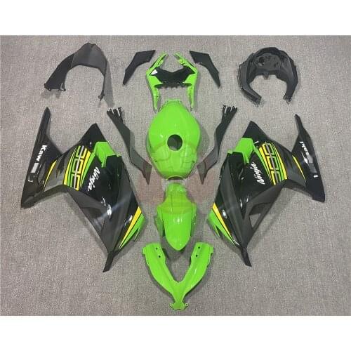 For Kawasaki NINJA300 EX300 Ninja 300 2013-2017 NINJA Fairing Sticker High Quality Racing Fairing ABS Plastic Kit 13 14 15 16