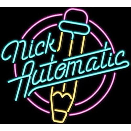 Neon Sign For NICK AUTOMATIC Shop DECOR Commercial Beer Lamp resterant light Hotel store shop diner coffee Impact Attract light