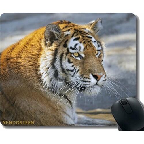 Personalized Mouse Pad,Tiger Predator Glance 175538 Mouse Pad Mat