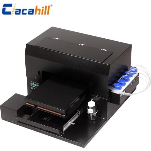 A3 flatbed printer large format private customized logo printing for T-shirt/label/mobile phone case printing