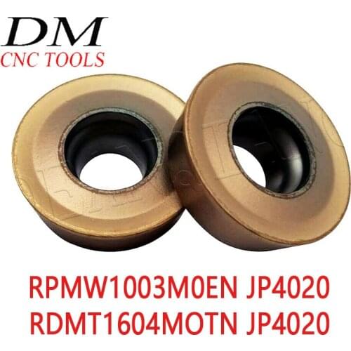 RPMW1003M0EN JP4020/RDMT1604MOTN JP4020 round CNC carbide Milling Insert For lathe tools Applicable shank ERM