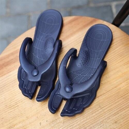 Men Slippers Summer Clip Toe Flip Flops Woman Home Soft Sole Bath Room Non-Slip Shoes Unisex Couple Massage Portable Footwear