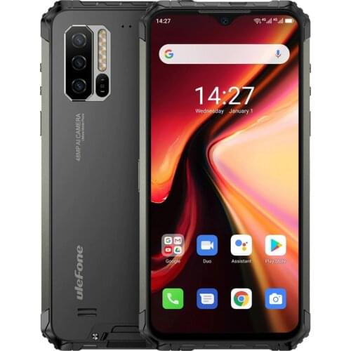 Ulefone Armor 7 Rugged Mobile Phone Android 10 Helio P90 8GB+128GB 2.4G/5G WiFi IP68 48MP CAM 4G LTE Global Version Smartphone