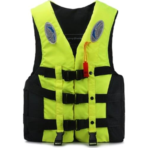 Water Sports Swimming Boating Ski Drifting Life Vest with Whistle S-XXXL Sizes Man kids Jacket Outdoor Safety Adult Life Vest