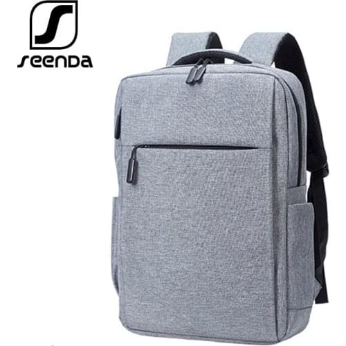 SeenDa USB Laptop Bag for Macbook Air Pro 13 14 15 15.6 17 Women Men Backpacks Schoolbag PC Notebook Computer Bags