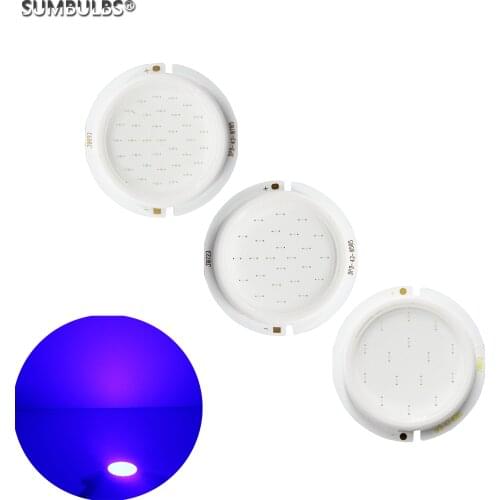 Round lLED COB Thicken Blue Color 450nm 460nm Wavelength Bulb 3W 5W 7W for Spots Light DIY Lamp
