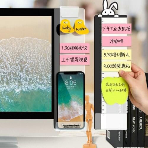 Creative Monitor Memo Board Acrylic Computer Side Panel Sticky Notes Message Board