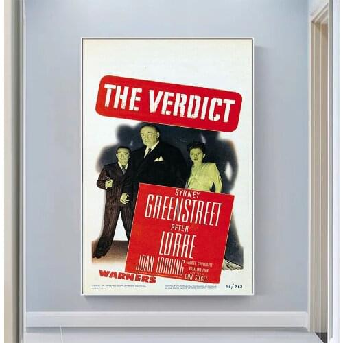 V0927 The Verdict (2) Vintage Classic Movie Wall Silk Cloth HD Poster Art Home Decoration Gift