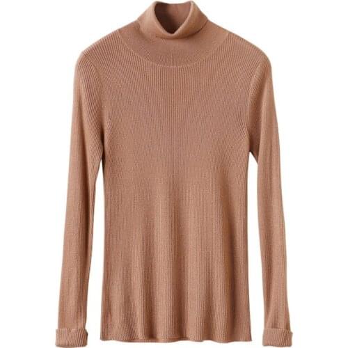 Women clothing 2020 New best-selling high-quality Fashion Knit inside turtleneck pullover sweater Outdoor leisure womens coat