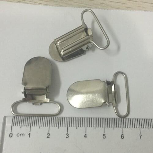 1PCs 25mm1 Inch Baby Pacifier Clips Metal Holders Cute Infant Soother Clasps Accessories Pacifier Clip Suspender Pica Holders