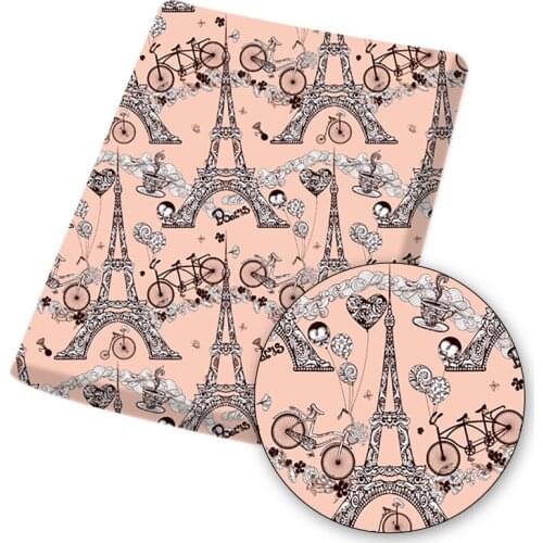 Valentines Day Polyester Cotton Fabric Printed Cloth Sheets Home Textile Garment Sewing Material Crafts Making 45*145cm 1pc