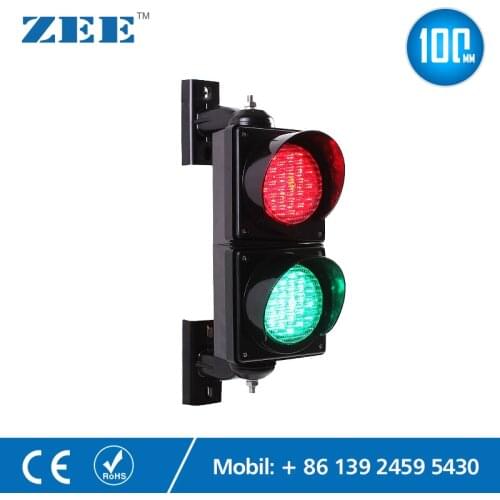 4 inches 100mm LED Traffic Light Lamp Red Green Traffic Signal Light Parking Lot Signal Entrance and Exit